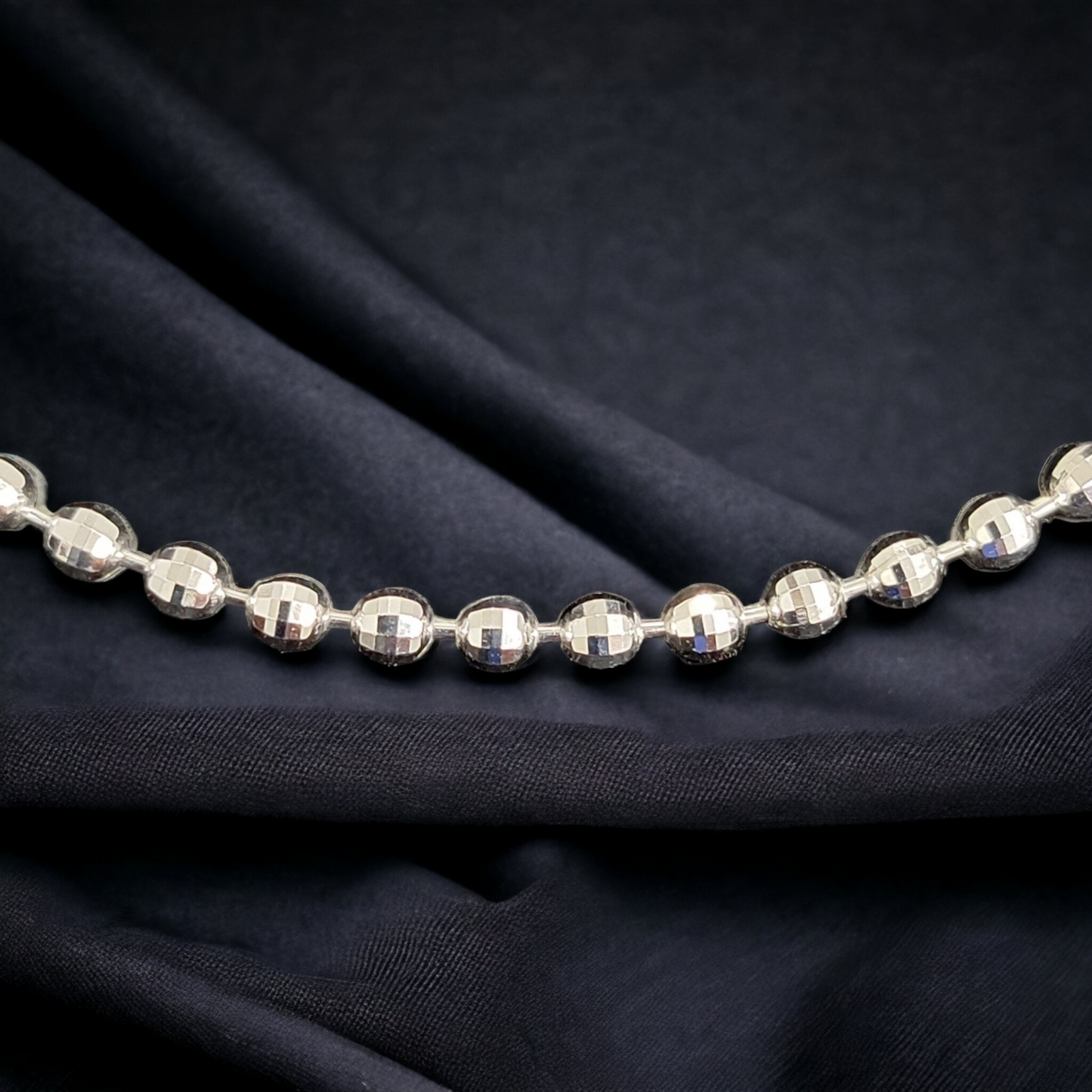 Silver Italian Ball Payal - 925 Silver